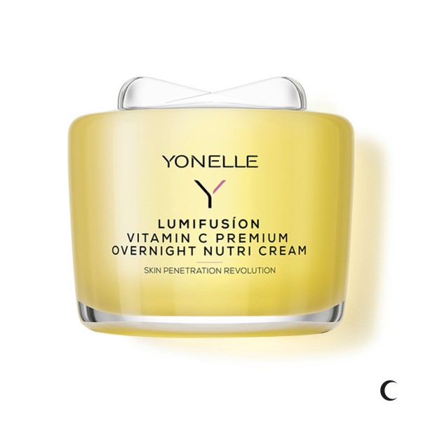 Yonelle Lumifusion Vitamin C Overnight Nutri Cream Maitinamasis naktinis veido kremas, 55ml | elvaistine.lt