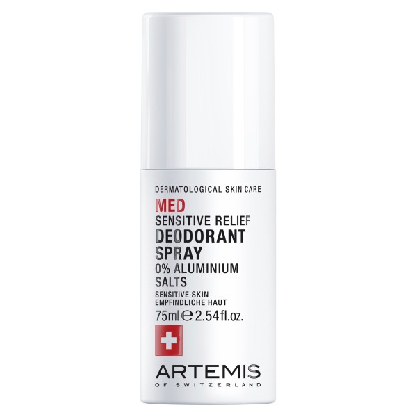 Artemis MED Sensitive Relief Deodorant Spray Purškiamas dezodorantas jautriai odai, 75ml | elvaistine.lt