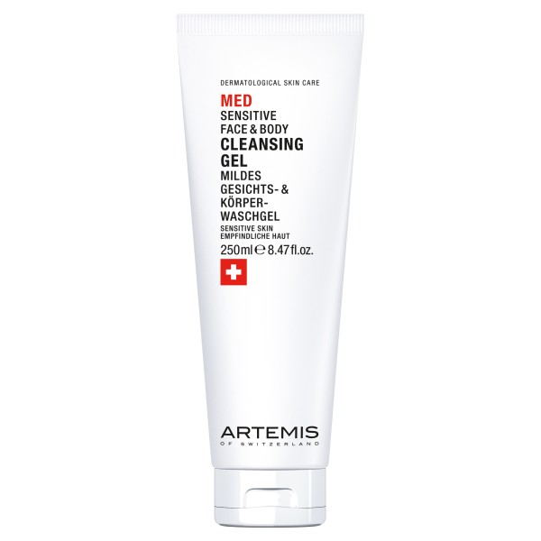 Artemis MED Sensitive Face & Body Cleansing Gel Švelnus veido ir kūno prausiklis, 250ml | elvaistine.lt