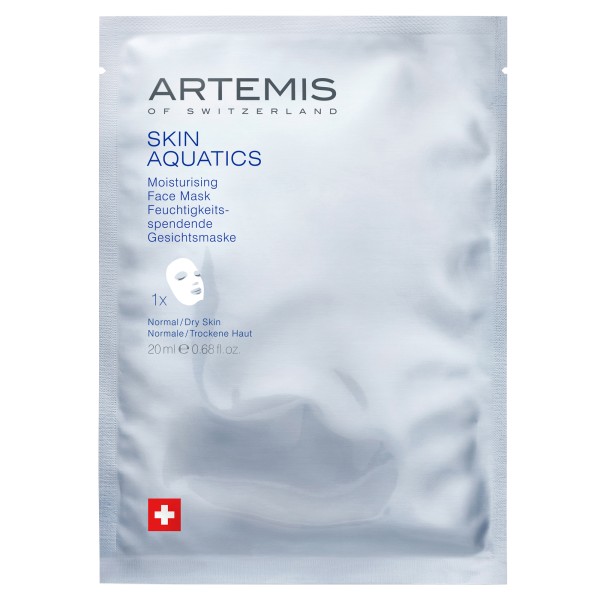 Artemis Skin Aquatics Moisturising Face Mask Drėkinamoji lakštinė veido kaukė, 20ml  | elvaistine.lt