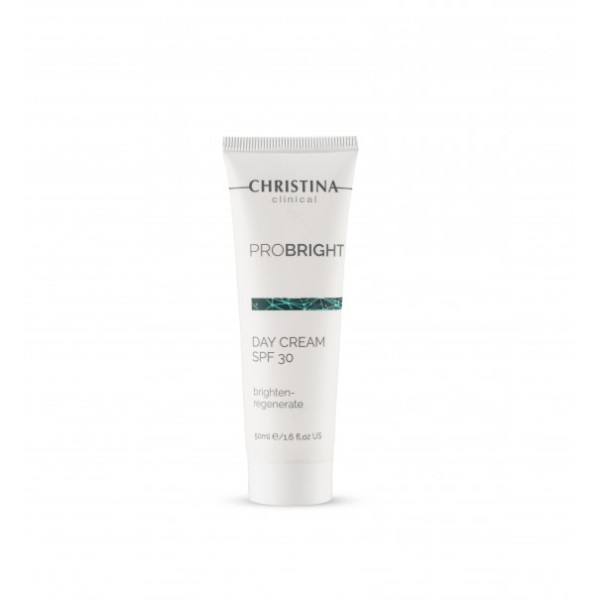 Christina Clinical ProBright Day Cream SPF 30 Brighten - Regenerate Skaistinamasis dieninis veido kremas, 50ml | elvaistine.lt
