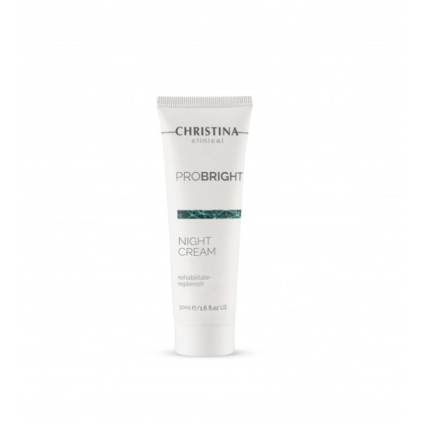 Christina Clinical ProBright Night Cream Rehabilitate - Replenish Atkuriamasis naktinis veido kremas, 50ml | elvaistine.lt