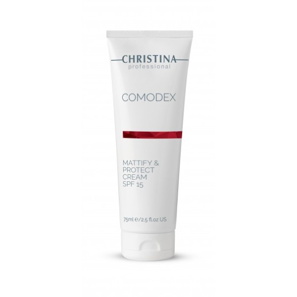 Christina Comodex Mattify & Protect Cream Apsauginis kremas SPF 15, 75ml | elvaistine.lt