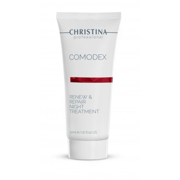 Christina Comodex Renew & Repair Night Treatment Odos toną lyginantis naktinis gelis, 50ml | elvaistine.lt