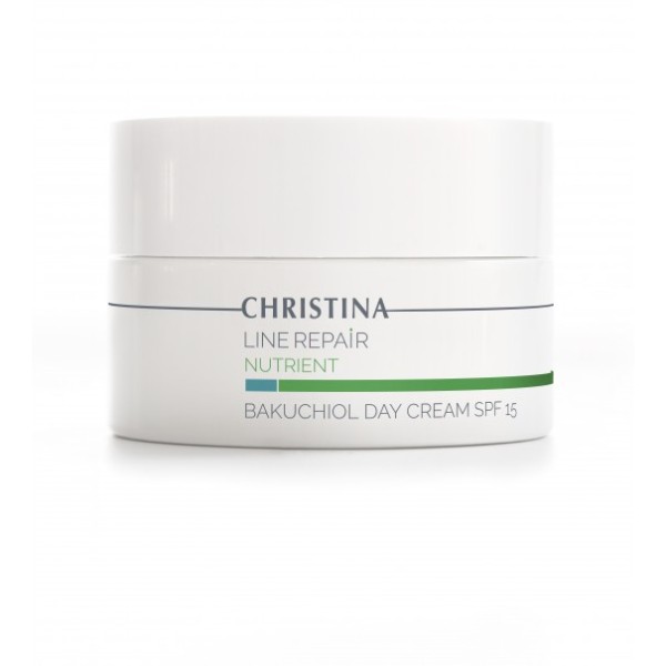 Christina Line Repair Nutrient Bakuchiol Day Cream SPF 15 Dieninis veido kremas su bakučioliu, 50ml | elvaistine.lt