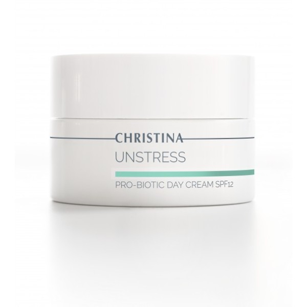 Christina Unstress Pro-Biotic Day Cream SPF 12 Dieninis kremas, 50 ml | elvaistine.lt