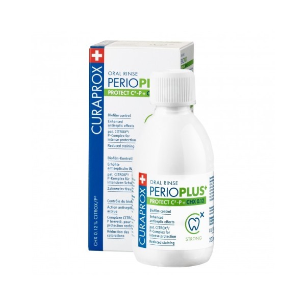Curaprox Curaprox Perio Plus + Protect Oral Rinse Burnos skalavimo skystis, 200ml | elvaistine.lt