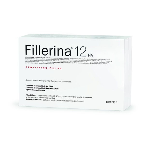 Fillerina 12 HA Densifying Filler Grade 4 Dermatologinis kosmetinis užpildas, 4 lygis, 2x30ml | elvaistine.lt