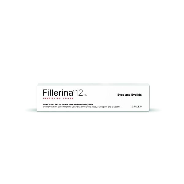 Fillerina 12 HA Densifying Filler Eyes & Eyelids Grade 5 Dermatologinisgelinis užpildas paakiams ir akių vokams, 5 lygis, 15ml | elvaistine.lt