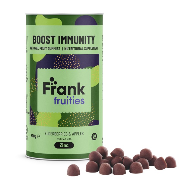 Frank Fruities BOOST IMMUNITY Maisto papildas, 80 guminukų | elvaistine.lt