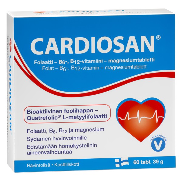 Hankintatukku Cardiosan N60 tabletės | elvaistine.lt