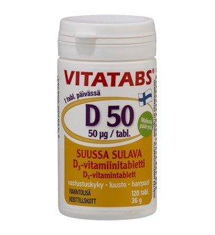 Vitatabs D50 Pear tab N120