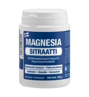 Hankintatukku Magnesia Sitraatti kramtomosios tabletės, N160 | elvaistine.lt