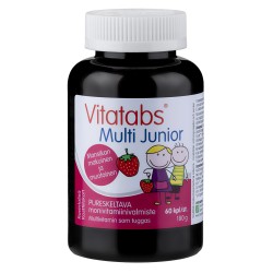 Vitatabs Multi Junior, 60 kramtomųjų guminukų