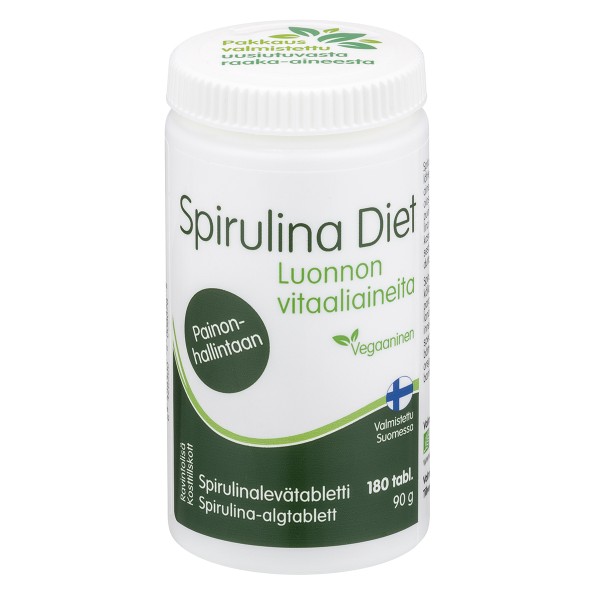 Hankintatukku Spirulina diet, N180 | elvaistine.lt