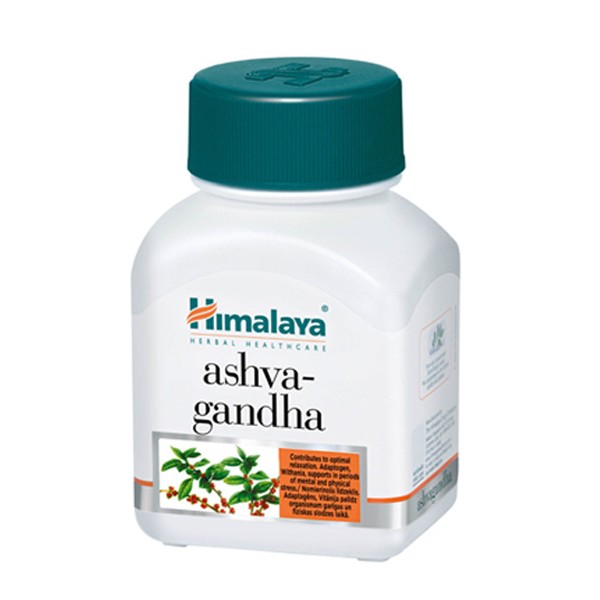 Himalaya Herbals Ashvagandha 60 kapsulių | elvaistine.lt