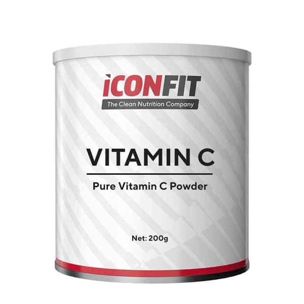 ICONFIT Vitamin C Powder Vitamino C milteliai, 200g  | elvaistine.lt