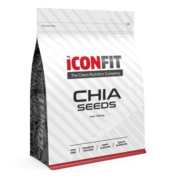 ICONFIT Chia Seed Ispaninio šalavijos sėklos, 800g | elvaistine.lt