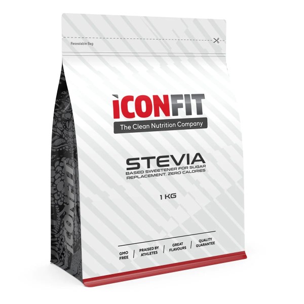 ICONFIT Stevia Sweetener Nekaloringas stevijos pagrindo saldiklis, 1000g | elvaistine.lt