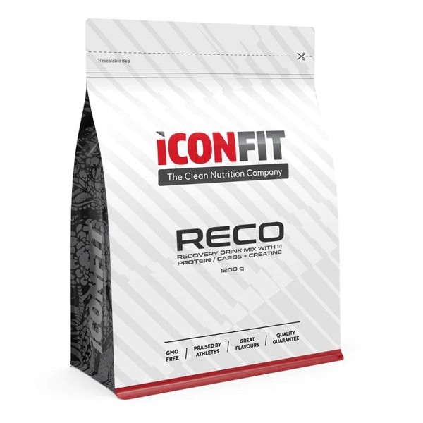 ICONFIT Reco Recovery Drink Jėgas atstatantis gėrimas, 1,2kg  | elvaistine.lt