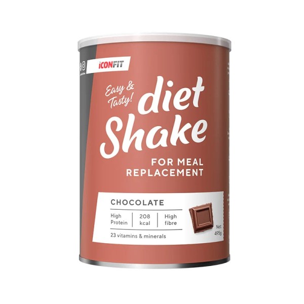 ICONFIT Diet Shake Chocolate Šokolado skonio dietinis kokteilis, 495g | elvaistine.lt