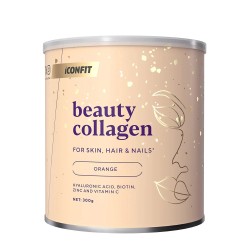 Beauty Collagen Orange Apelsinų skonio kolagenas odai, plaukams ir nagams, 300g
