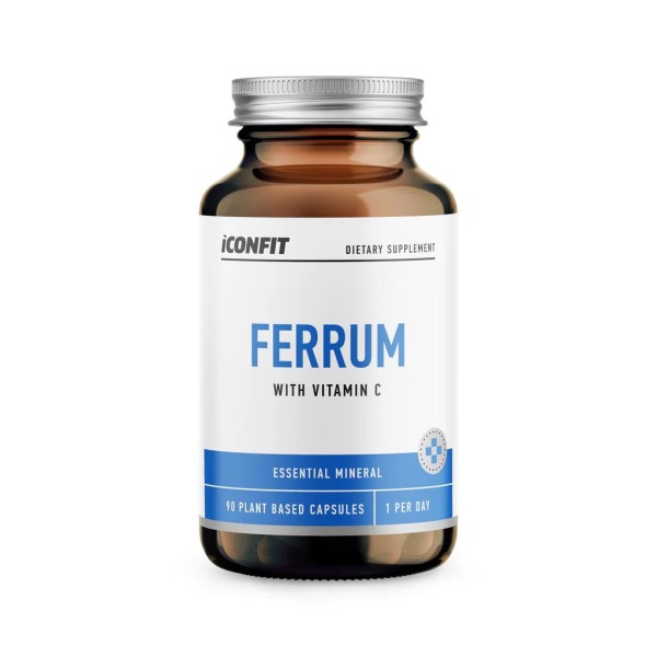 ICONFIT Ferrum With Vitamin C Geležies bisglicinatas su vitaminu C, N90 | elvaistine.lt