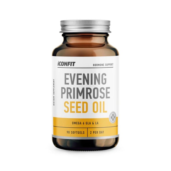 ICONFIT Evening Primrose Seed Oil Nakvišų sėklų aliejus, N90 | elvaistine.lt