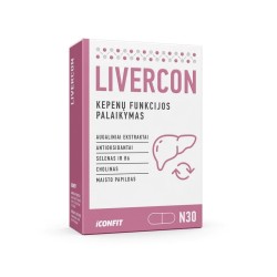 Livercon Kompleksinis maisto papildas kepenų funkcijoms palaikyti,N30