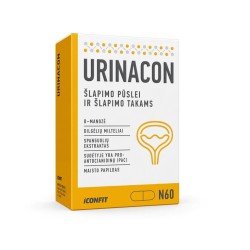 Urinacon Kompleksinis maisto papildas šlapimo pūslei ir šlapimo takams,N60