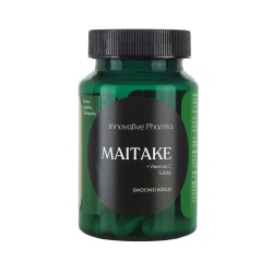 MAITAKE + Vitaminas C + Foliatai, 30 kaps