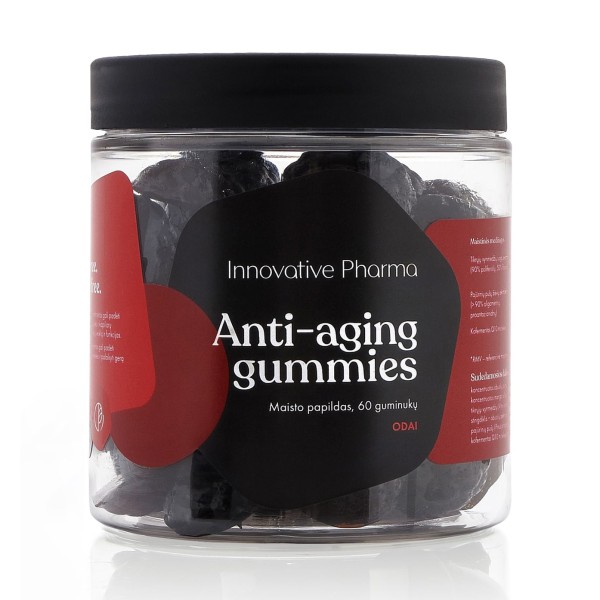 Innovative Pharma Baltics Anti-Aging Gummies Maisto papildas, 60 guminukų | elvaistine.lt