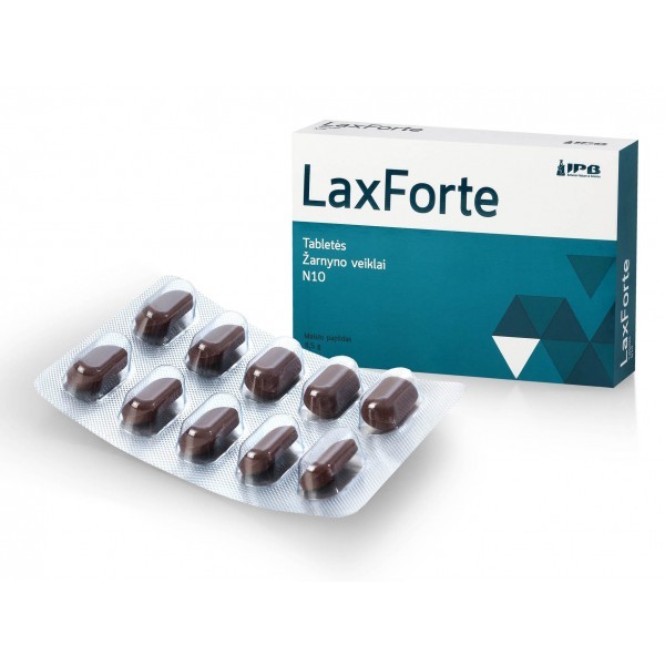Innovative Pharma Baltics LaxForte tabletės N10 | elvaistine.lt