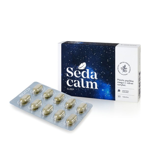 Innovative Pharma Baltics Sedacalm tabletės N20 | elvaistine.lt