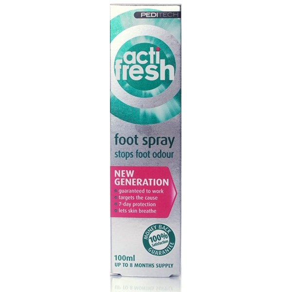  Acti Fresh priemonė kojoms - naikina kojų ir batų kvapą net 7 d. | elvaistine.lt