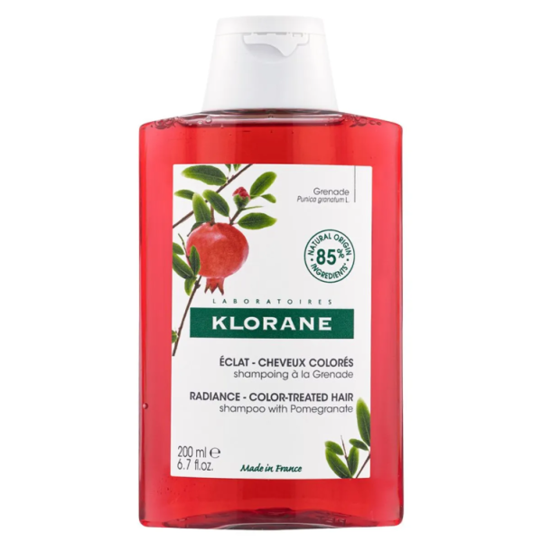 Klorane Radiance Shampoo With Pomegranate Šampūnas su granatų ekstraktu, 200ml | elvaistine.lt