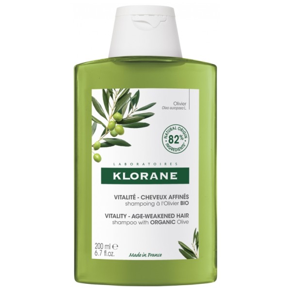 Klorane Vitality Shampoo With Olive Šampūnas su alyvuogių ekstraktu, 200ml | elvaistine.lt