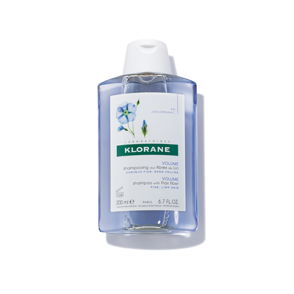 Klorane Šampūnas su linų pluošto ekstraktu, 200ml | elvaistine.lt