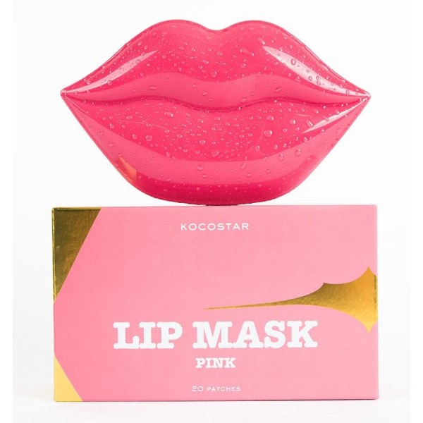 Kocostar Hidrogelio lūpų kaukė - Pink Peach, 20 vnt. | elvaistine.lt