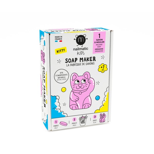 Nailmatic KIDS KITTY Soap Maker Muilo gaminimo rinkinys vaikams, 1vnt | elvaistine.lt