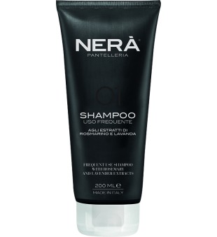 NERA' Pantelleria 01 Frequent Use Shampoo With Rosemary and Lavender Šampūnas kasdieniam naudojimui su rozmarino ir levandų ekstraktais, 200ml | elvaistine.lt