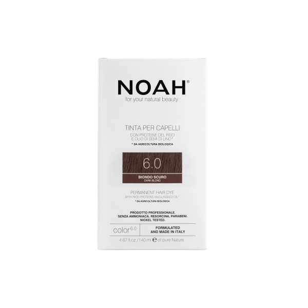 Noah Ilgalaikiai plaukų dažai - 6.0 Dark Blond, 140ml | elvaistine.lt