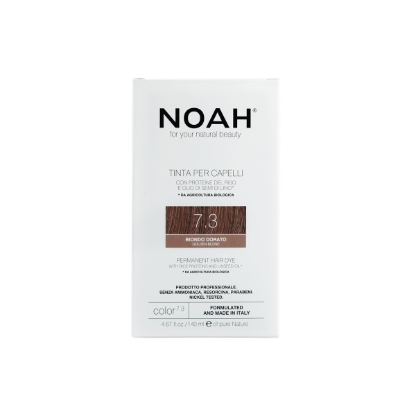 Noah Ilgalaikiai plaukų dažai - 7.3 Golden Blond, 140ml | elvaistine.lt