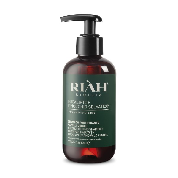 RIAH Strengthning Shampoo For Weak Hair Stiprinamasis šampūnas slenkantiems plaukams, 200ml | elvaistine.lt