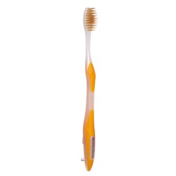 Gold Medium Toothbrush Vidutinio minkštumo dantų šepetėlis su aukso nanodalelėmis, 1 vnt.