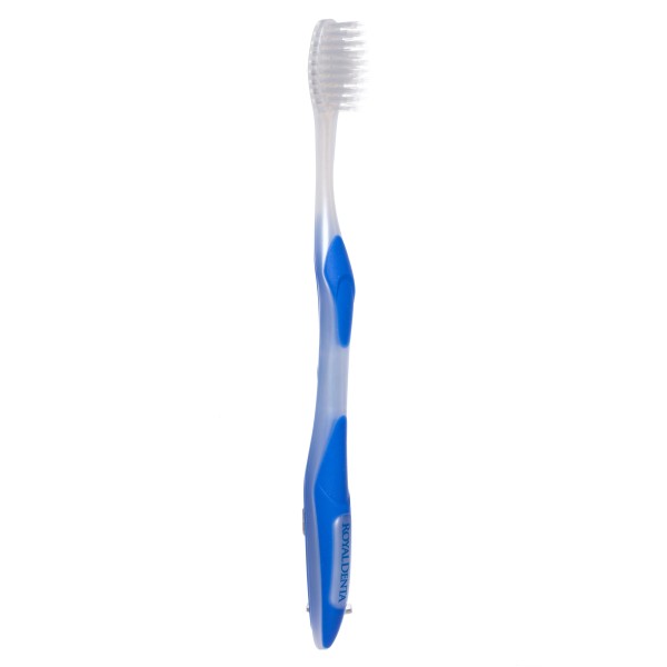 Royal Denta Silver Medium Toothbrush Vidutinio minkštumo dantų šepetėlis su sidabro nanodalelėmis, 1 vnt. | elvaistine.lt