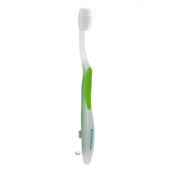 Royal Denta Silver Soft Toothbrush Minkštas dantų šepetėlis su sidabro nanodalelėmis, 1 vnt. | elvaistine.lt