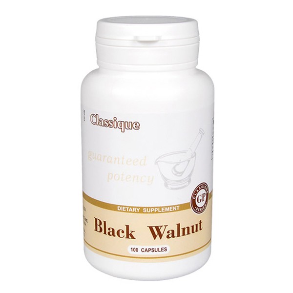 Santegra Juodasis graikiškas riešutmedis (Black walnut) kapsulės N100 | elvaistine.lt