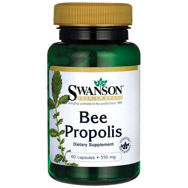 Swanson Bičių propolis 550 mg N60 | elvaistine.lt