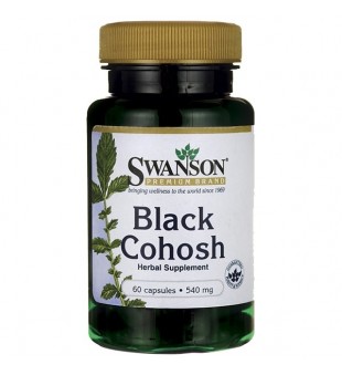 Swanson Black Cohosh (kekinė juodžolė) 540 mg N60 | elvaistine.lt